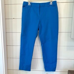 Liz Claiborne Bright Blue Emma Ankle Pants Size 8